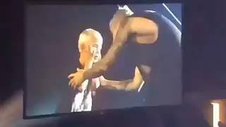 Justin and jaxon bieber purpose tour July 62016 [upl. by Macrae]