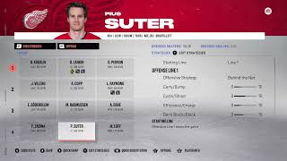 NHL 23 Detroit Red Wings Roster [upl. by Siraval]