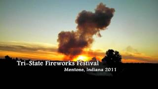 Large Salutes  TriState Fireworks Festival [upl. by Jeannine640]