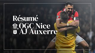 Résumé  Nice élimine Auxerre aux tirs aux but 00 42 [upl. by Lebatsirc798]