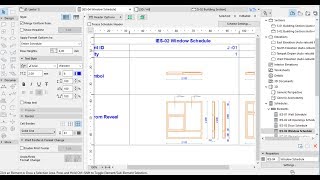 ARCHICAD DOOR WINDOW SECTION  Gambar Kerja Pintu Jendela Cara Praktis Membuat Potongan Pintu Jdl [upl. by Dulciana]