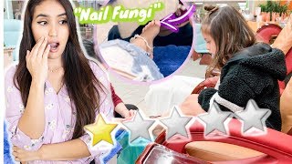 Going to the WORST RATED Nail Salon in my City SKETCHY [upl. by Mahmoud]