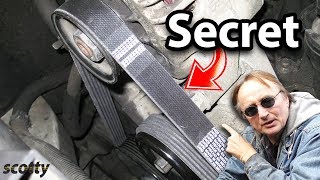 The Secret to Fix a Squeaky Belt in Your Car [upl. by Haraz]