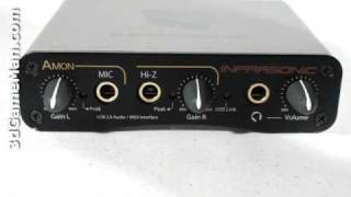 1004  Infrasonic Amon USB 20 Audio Interface Video Review [upl. by Luht]