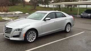 2015 Cadillac CTS 20T Luxury Collection Start Up and Walk Around [upl. by Nibbor744]