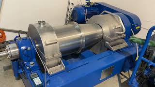 DECANTER CENTRIFUGE KHD HUMBOLT WEDAG S11  RUNNING TEST [upl. by Anyale]