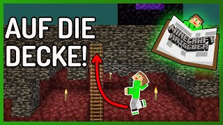 So Kommt Man Auf Die Netherdecke  Der Minecraft Ratgeber 📖 EP13 DeutschHD [upl. by Wohlen99]