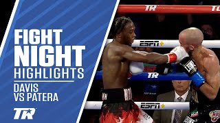 Keyshawn Davis Scored 1 Knockdown Looks Dominate Against Patera  FIGHT HIGHLIGHTS [upl. by Nidroj]