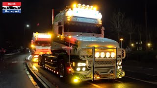 Tuned Trucks leaving Mega Trucks Festival 2023 [upl. by Nosdrahcir]