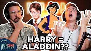 Aladdin is Harry Potter Confirmed  Popcorn Culture [upl. by Eneliak]