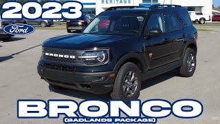 REVIEW  2023 FORD BRONCO SPORT BADLANDS PACKAGE [upl. by Nodal]