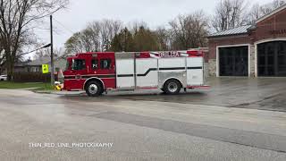 Orillia Fire Pump 1 Responding [upl. by Ignaz]