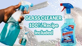 HOW TO MAKE GLASS CLEANER  100 formula included [upl. by Seftton513]