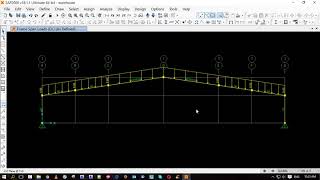 sap2000 how to design steel building warehouse [upl. by Nylrahs]