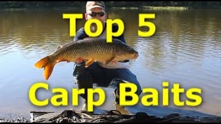 5 Best Carp Baits  How to catch carp with 5 different baits [upl. by Adnala]