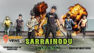 Sarrainodu Action Scene  South Indian Hindi Dubbed Best Action Scene AsAction [upl. by Ishmul]