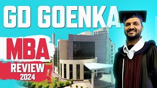 GD Goenka University Gurgaon MBA Program Review Fees Placements amp Campus Insights 2024 [upl. by Osanna572]