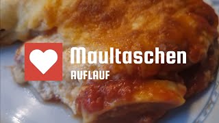 Maultaschen Auflauf  schnelles Rezept  Familien Rezept [upl. by Eupheemia]