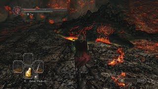 Dark Souls 2  How To Get To Lava Lizards in the Forest of Fallen Giants [upl. by Ahsiuq]