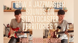 How a Jazzmaster sounds on Stratocaster territories Funk Blues Hendrix w Fender Princeton Reverb [upl. by Aralomo721]