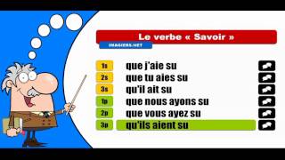 La conjugaison du verbe Savoir  Subjonctif Passé [upl. by Airbma]