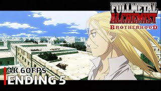 Fullmetal Alchemist Brotherhood  Ending 2 4K 60FPS  Creditless  CC [upl. by Renato479]