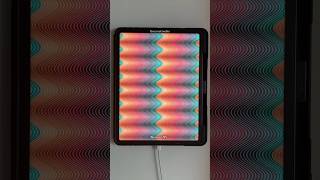 3D Wavy Wallpaper digitalart procreate wallpaper aesthetic rainbow cute easy ipad drawing [upl. by Nere]