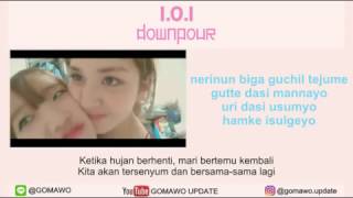 LIRIK IOI  DOWNPOUR MV amp EASY LYRIC ROMINDO [upl. by Lrac326]