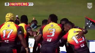 SP PNG HUNTERS DEFEATED THE SUNSHINE COAST FALCONS IN SEMI FINALS HOST PLUS CUP [upl. by Dlaregztif799]