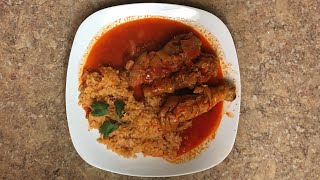 Delicioso guisado de piernas de pollo en salsa roja [upl. by Joya]