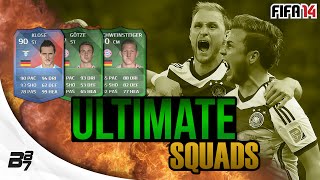 ULTIMATE SQUADS GERMANY WORLD CUP FINAL TEAM  FIFA 14 Ultimate Team [upl. by Atter]