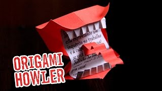 Harry Potter Origami  Howler  Berrador [upl. by Elinad741]