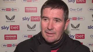 Nigel Clough on Newport win [upl. by Ellinej113]