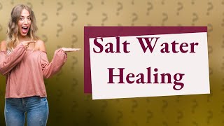 Can salt water heal piercings [upl. by Elleirua]