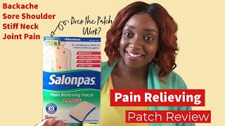 Salonpas Pain Relieving Patch Product Review [upl. by Aym]