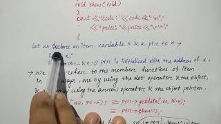 pointers to objects in c  Hindi  Lec109  Niharika Panda [upl. by Ithnan]