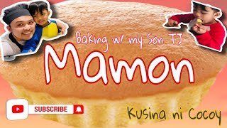 Homemade Snack For Your Kids  meryenda para sa mga chikiting niyo  Mamon recipe [upl. by Monteith312]