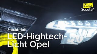 LEDHightechLicht von Opel Die Tricks mit der Matrix [upl. by Ennaeel514]