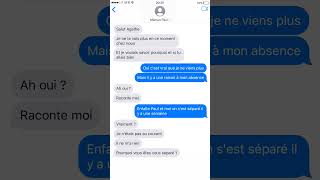 La mère de mon ex menvoie un message sms message dm maman ruptureamoureuse tromperie history [upl. by Chem]