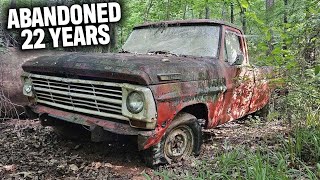 Will It Start Abandoned 22 YEARS 1969 FORD F100 [upl. by Conney155]