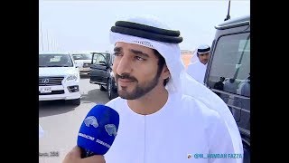 Interview Dubai Crown Prince فزاع Fazza in Riyadh quotKing Abdulaziz Camel Festivalquot [upl. by Obeng996]