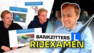 DE BANKZITTERS DOEN RIJEXAMEN [upl. by Stockmon753]