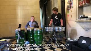 キューバにてTakashi Nakazato tocando el ritmo Mozambique con Rolando Salgado [upl. by Luar]