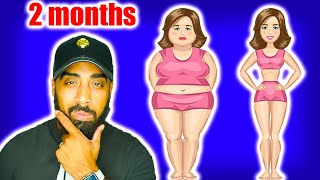 Amazing 2 month intermittent fasting transformation With a BIG issue [upl. by Vento279]