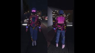 BLUE AND PINK IMPOTENT RAGE FIT FEMALE BEFF GTA5 [upl. by Aerbua]