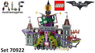 Lego Batman Movie 70922 The Joker Manor  Lego Speed Build Review [upl. by Dinerman170]