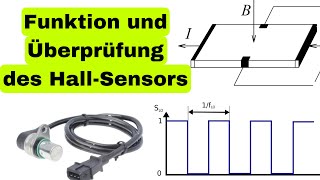 Funktion und Überprüfung eines HallGebers [upl. by Enybor]