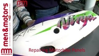 Repairing Motorbike Panels Plastic Welding [upl. by Aubin]