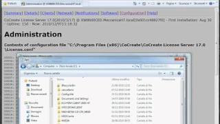 individuare licenseconf ptc CoCreate license server [upl. by Doretta]
