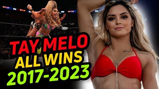 AEW Tay Melo  Every wins in Career in single match  2017  2022  AEW WWE NXT [upl. by Poul]